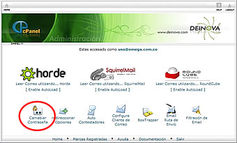 Cambio de Contraseña