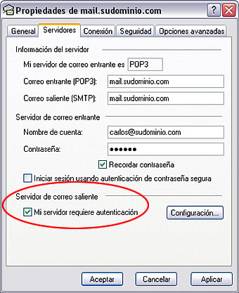 Configurar Outlook Express